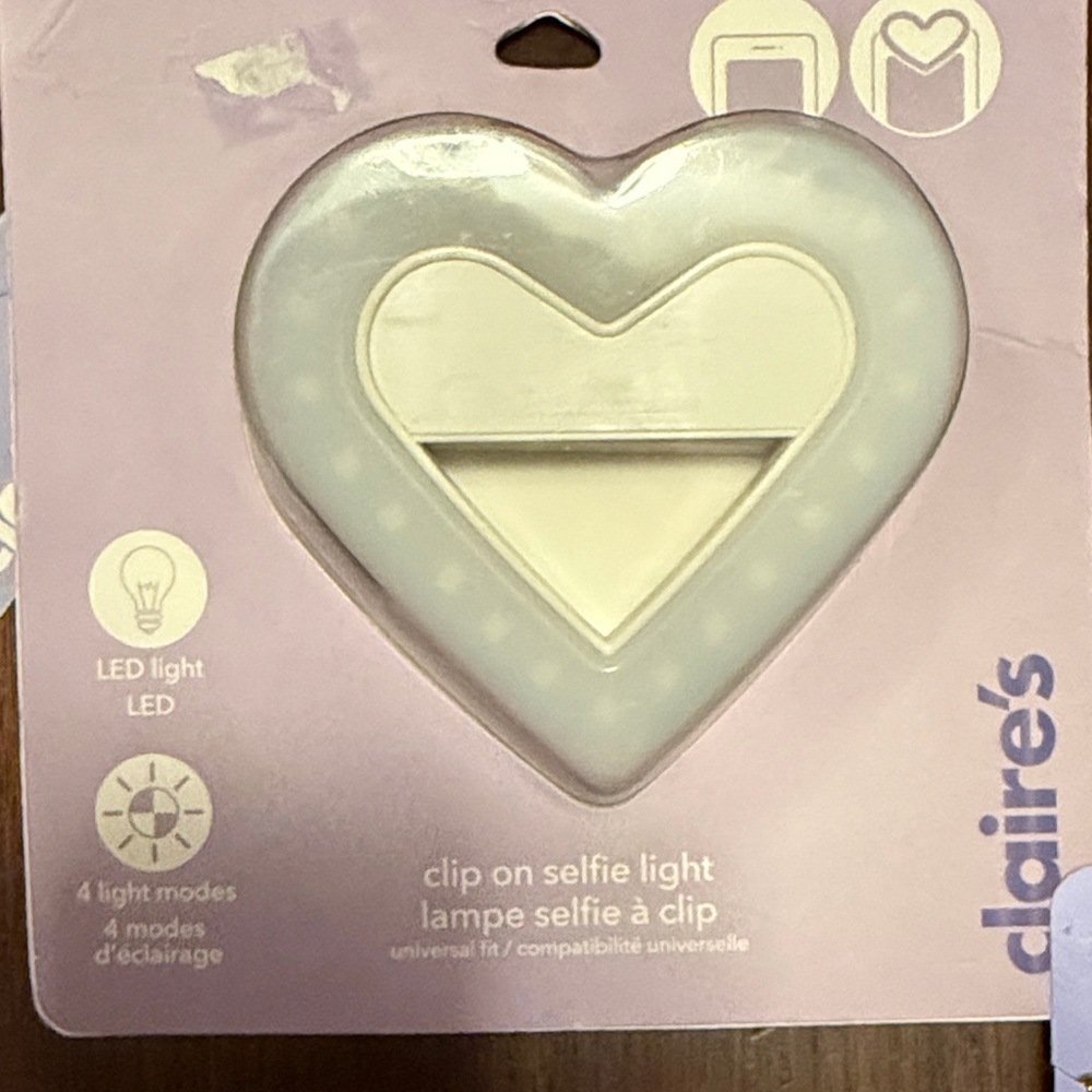 Claire's Red Heart Bag with Accessories Set - Picture 3 of 9
